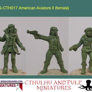 BG-CTH017 American Aviators II (female) (3 models, 28mm, unpainted)