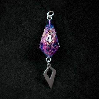 Dice Pendant - Violet Weave