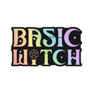 Basic Witch Holographic Sticker