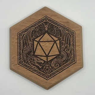 Dragon Den WOOD Engraving