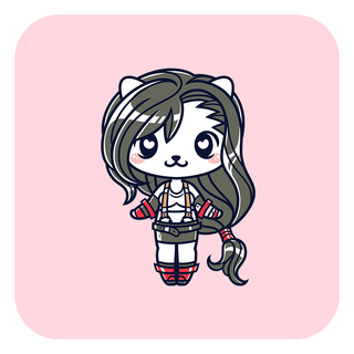 Final Fantasy Tifa Enamel Pin