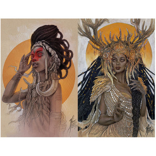 NIOBE & DURA #1-2 Tehani Farr SDCC & NYCC Set