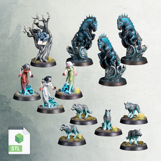 Dark Ages of Annwn Digital Miniatures (STL)