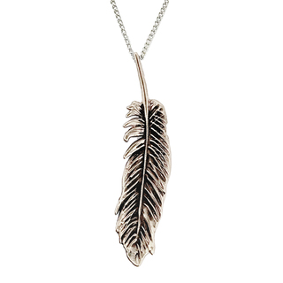 Red-Tailed Hawk Feather Pendant