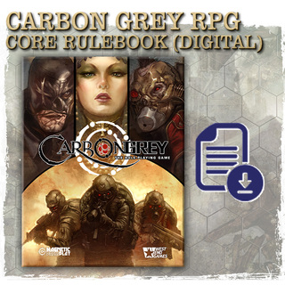 Digital copy of CARBON GREY RPG Rulebook