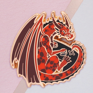 Red Game Hoarder Enamel Pin