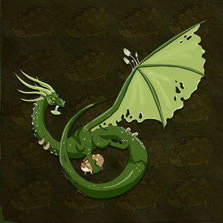 Wall-Art - Forest Dragon (8x10)