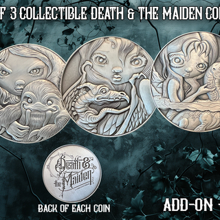 Set of 3 Collectible Death & the Maiden Coins