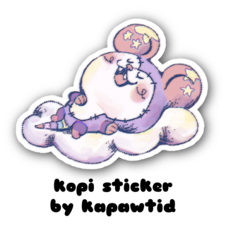 3" matte vinyl sticker of your choice!