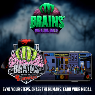 Brains | Virtual Race + Race Medal