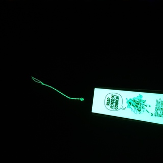 Glow in the Dark Ghostly Rider bookmark