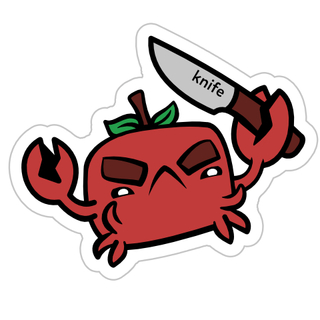 Sticker - Stabby Crabby