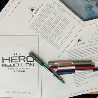 Hand-Annotated Proof Copy – Hero Rebellion Omnibus
