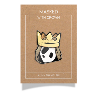 Exclusive Enamel Pin "Crowned & Masked"