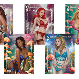 LDPC Wonderland Hearts Metal Card Set