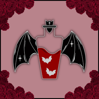 Bat Potion Pin