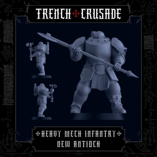 Heavy Mechanised Infantry with Polearm - Digital