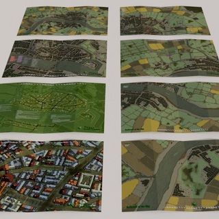 Additional City of Great Lunden Map Set (Physical A2 Posters)