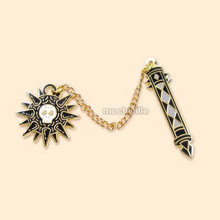 Barbarian Chain Mace Pin