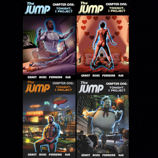 THE JUMP #1 - All Four Covers