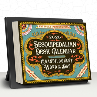 2025 Grandiloquent Word of the Day Daily Tear-Off Desk Calendar *