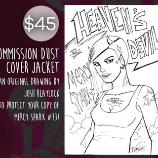 Commission Sketch Dust Cover Jacket Pre-Order