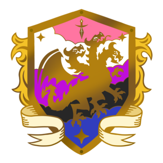 Pre-Order Genderfluid Hydra Heraldry Pin