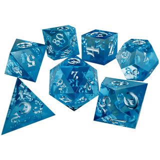 Resin Dice Set - Crooked Moon