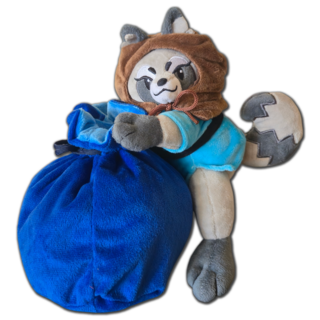 Raccoon Plush (Grey)