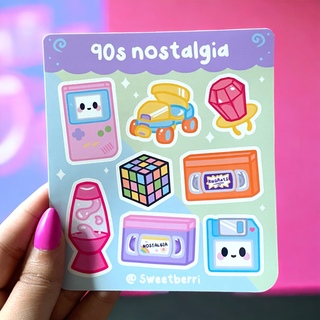 90s Nostalgia Sticker Sheet