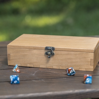 Rogue Dice/Miniature Case - Domestic Wood
