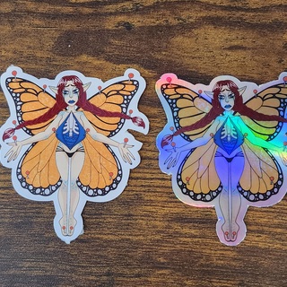 Dissected Monarch Sticker