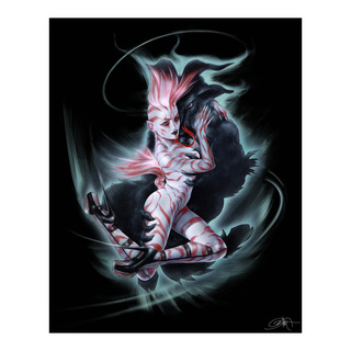 'Dancing with the Devil' – 8" x 10" Giclée Print (Signed)