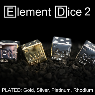 Element Dice 2: Plated (Gold, Silver, Platinum, Rhodium)