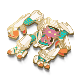 Xochi Mech Cross Collab Pin