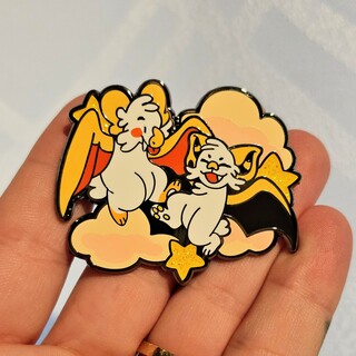 BATPACKS - Perished Plushies Cross Collab Pin