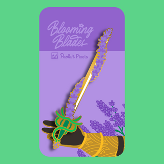 Lavender Rapier Enamel Pin