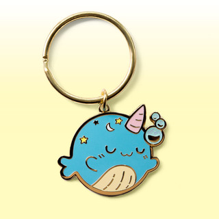 Keychain Sleepy Whale