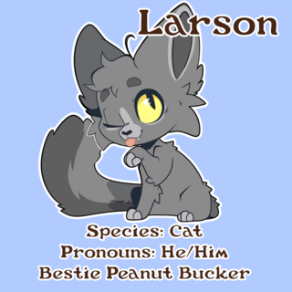 Larson Cat Sticker