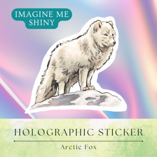 Sticker | Holographic Arctic Fox