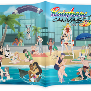 Rainbow Canvas - "Beach Day!" WRAPAROUND Cover D*