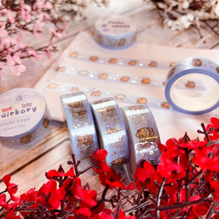 A - Silver Foil Washi Tape | SB 🐰