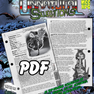 Unnatural Selections Volume 1 (MCC Monster Collection)