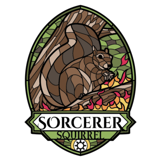 Old Pin - Sorcerer Squirrel