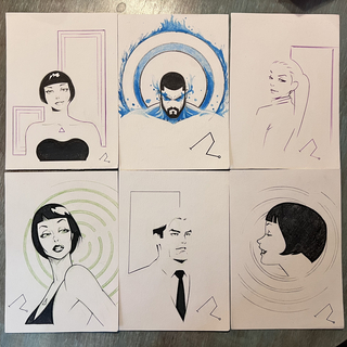 Hand Drawn/Inked Art from THE JUMP