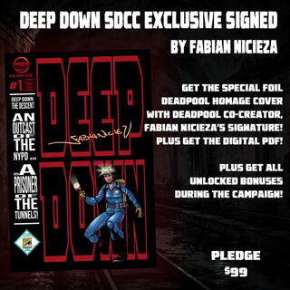 SDCC Exclusive Deadpool Homage Cover (Signed)