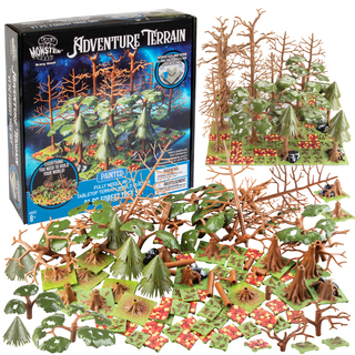 Monster Adventure Terrain 91pc Painted Forest Tree Set