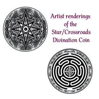 Divination Coin - Star/Crossroads