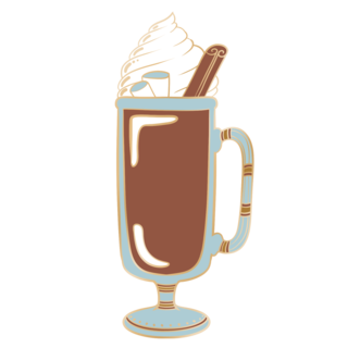 Hot Chocolate Enamel Pin