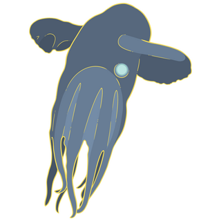 Midnight Ocean Creature Mini Pin